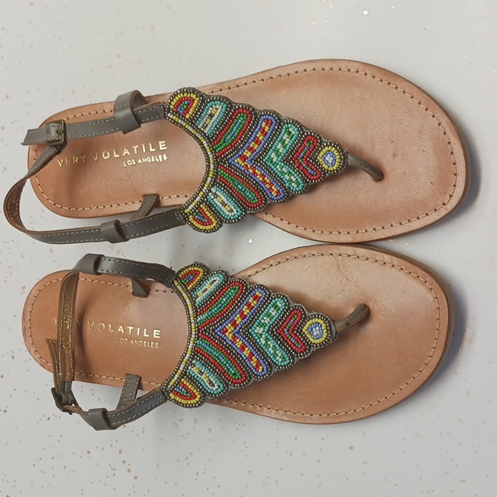 COPY - Very Volatile Beaded Sandals